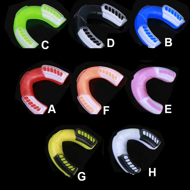 1 Piece Sport Mouth Guard EVA Boxing Teeth Braces Mouthguard Tooth Brace Protection for Rugby Boxing Karate Orthodontic Retainer
