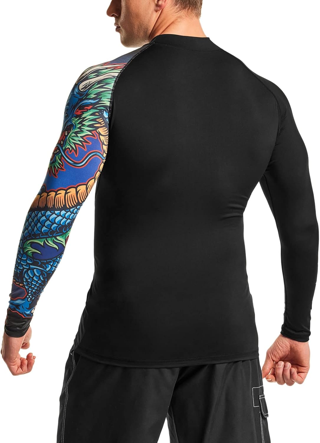 Dragon Print No-Gi Rash Guard