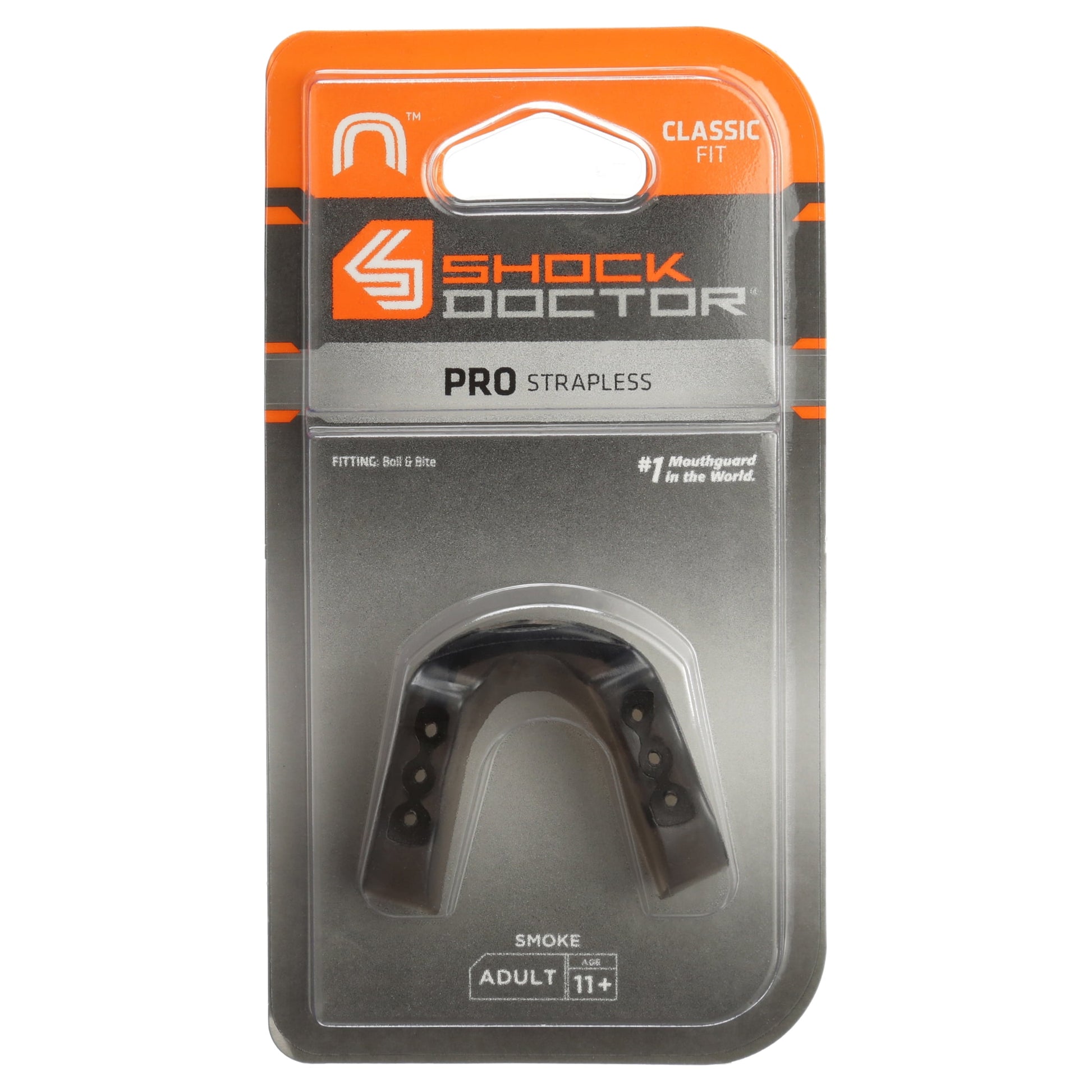 Pro Strapless Mouthguard - Adult - Smoke