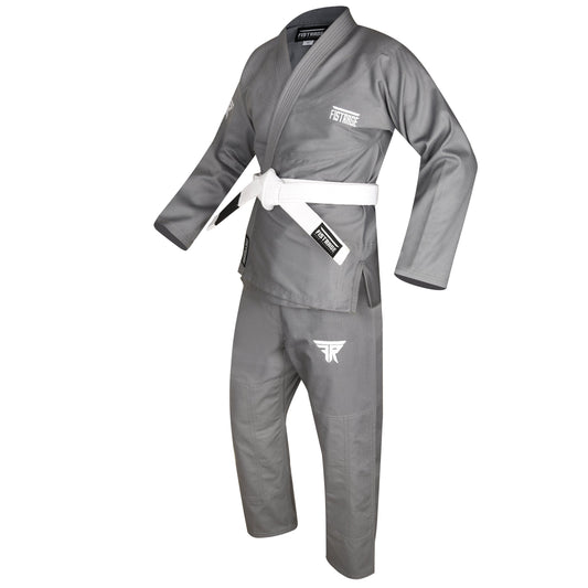 JIU JITSU GI with Free BELT - Gray