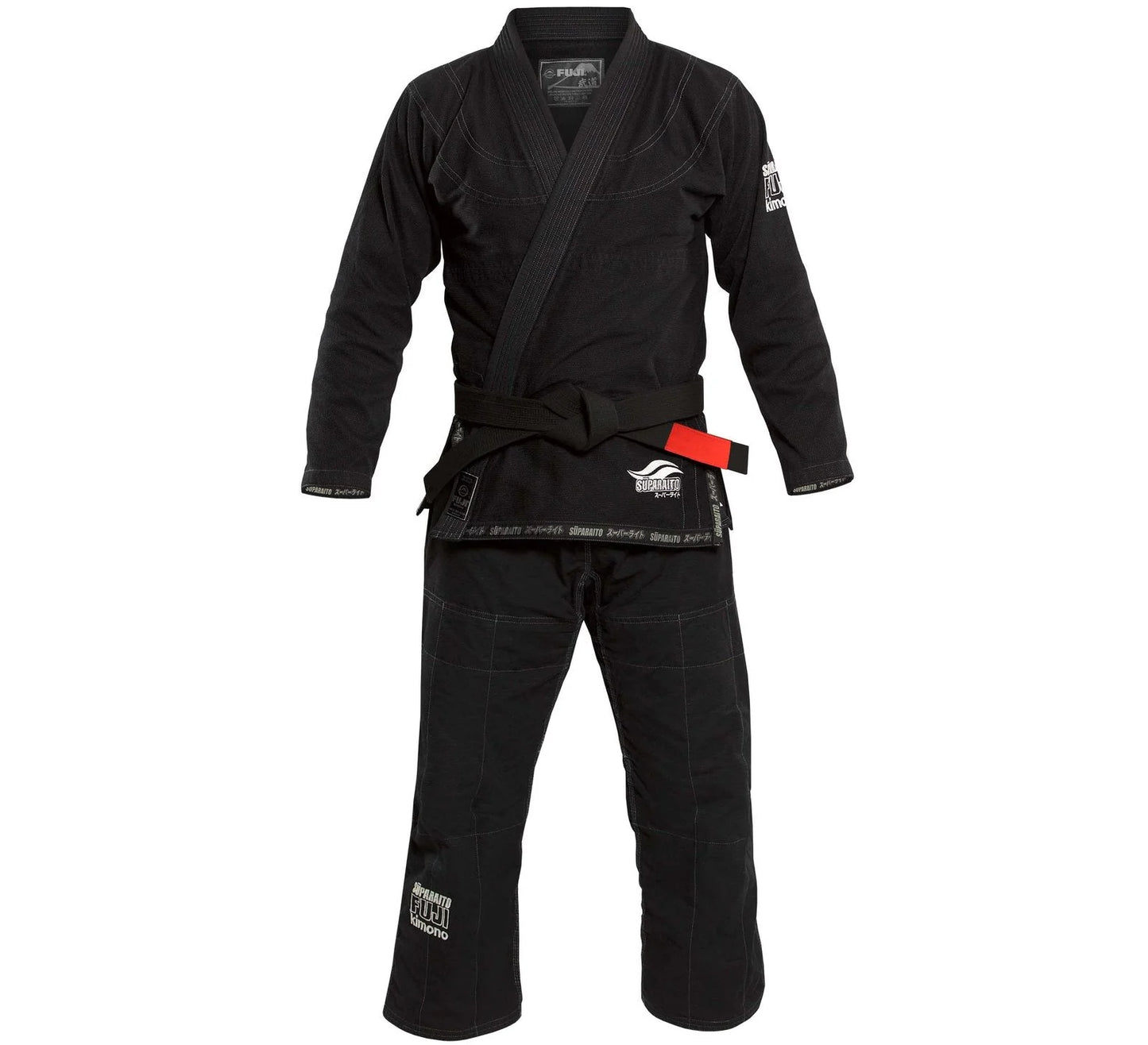 Suparaito Superlite Brazilian Jiu Jitsu Gi - Black (A5)